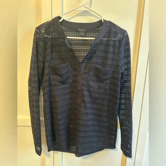 Ann Taylor Mesh Style Blouse XS - Picture 1 of 3